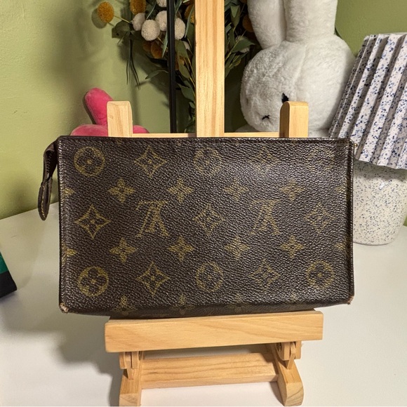 Louis Vuitton Brown Monogram Toiletry Bag